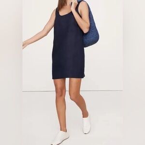 Banana Republic Linen Scoop-Neck Tank Dress LIKE NEW XL